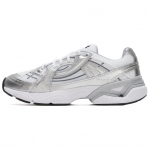 Under Armour Kvėpuojantys ir lengvi žemi bėgimo bateliai Unisex Balti sidabriniai sportbačiai 6005284-100 36.5