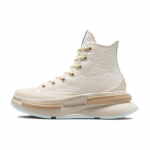 Converse Run Star Legacy CX Platform Swirl Jacquard Universalūs Kasdieniai Auk&scaron;to Aulo Drobės Unisex Smėlio 46.5
