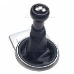 Citroen C4 MK1 2004 2005 2006 2007 2008 Auk&scaron;tos kokybės 5 laipsnių mechaninės pavarų dėžės svirties rankenėlė su odiniu prakiurimo žiedu, automobilio stiliaus dalis Manual 5 Speed