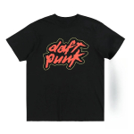 Klasikinis Daft Punk Logotipas Medvilniniai Mar&scaron;kinėliai Madingi Juodi Vir&scaron;utiniai Drabužiai T-shirt Vyrams Ir Moterims Elektroninės Muzikos Drabužiai Vintažiniai Kasdieniai Streetwear S įvairiaspalvis