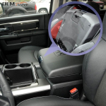Dodge Ram 1500 2500 3500 2013-2018 Juoda Centrinės Konsolės Porankio Dėžutės Pakeitimo Užraktas Fiksatorius 5RQ83TX7AC