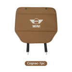 -Automobilio sėdynės nugarėlės apsauga nuo spyrių, apsauginis užvalkalas, apsaugantis nuo įbrėžimų, skirtas MINI Cooper F55 F56 R60 R59 R58 R57 R56 R52 R50 Cabrio WORKS Cognac 1pc