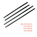 Mitsubishi ASX 2010-2016 Kairės priekinės durys Stiklas Vandeniui nelaidi apdailos sandarinimo juosta 5727A213, 5727A214, 5757A243, 5757A244