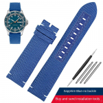 Vyri&scaron;kas sportinis laikrodžio dirželis Mido M026.629 M026.430 Ocean Star Pilot Nailono drobė Natūralios odos apačia Laikrodžio dirželis 22mm Priedai 22mm