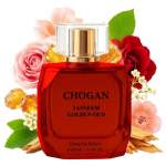 CHOGAN TASNEEM GOLDEN OUD Kvepalų Ekstraktas &ndash; Saldus Gėlių ir Gintaro Kvapas su Rožiniu Pačiuliu & Gilia Mediena | 100ML