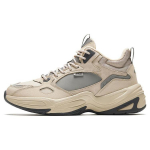 Anta Comfortable Round Toe Cushioning, Wear Resistant High top Casual Shoes Men's Gray 112348991-3 41 beige