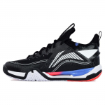 Li Ning Saga Pro 2 Pro Patogūs vidutinio auk&scaron;čio badmintono bateliai Unisex Juodi AYAT003-1 39.5
