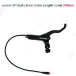 Zoom H875E MTB Hycline Elektrinio Dviračio Hidraulinis Diskinis Stabdžių Suportas 2 Stūmokliai I&scaron;jungimo Elektrinis Dviračio 160mm/180mm Rotorių Montavimo Adapteris black