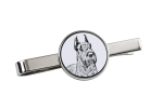 Schnauzer I - tie clip with a dog, personalized tie clip, a unique gift for a man from the Art-Dog brand