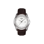 TISSOT Classic Collection Kvarcinis Mechanizmas Vyri&scaron;ki Laikrodžiai Laikrodis 39mm Baltas Ciferblatas Nerūdijančio Plieno Dėklas T035.410.16.031.00-white White Dial