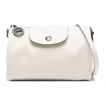 Longchamp Le Pliage Xtra Reguliuojamas Nuimamas Peties Dirželis Užtrauktukas Odinis Cilindras Makiažo Crossbody Peties Mini Krep&scaron;ys 10255987037 Basic Set (Bag+Dust Bag)