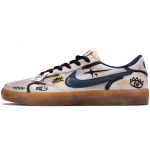 Nike Heritage Thermal, Slip Resistant, And Abrasion Resistant Coverage Low top Skateboard Shoes Unisex Beige Blue Black CD5010-102(TeamF-) 44 gray