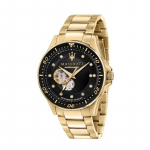 Maserati Sfida Vyri&scaron;kas mechaninis laikrodis su juodu odiniu dirželiu R8823140003 juoda