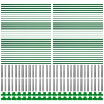 &Scaron;iltnamio lankų rinkinys Lengvas surinkimas Auginimo tunelio rinkinys Atraminiai lankai su spaustukais Arkinis rėmas sodo audiniui &Scaron;iltnamio plastikinei plėvelei D