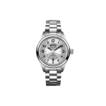 Hamilton Field Automatinis Mechaninis Laikrodis 50m Atsparus Vandeniui 42mm Sidabrinis Ciferblatas Nerūdijančio Plieno Korpusas Nerūdijančio Plieno Apyrankė H70505153 Silver Dial