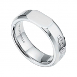 Tiffany & Co. 1837 Kūrėjų serija Deimantinis pjovimas 925 sidabro žiedas Unisex žiedai GRP11425 Box,8