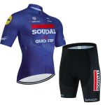 Soudal Quick Step 2026 Dviratininko Džersio Rinkinys Trumpomis Rankovėmis Dviračių Drabužiai Vyrams MTB Dviratininko Maillot Dviratininkų Lenktynių Petne&scaron;ėlės &Scaron;ortų Rinkinys S