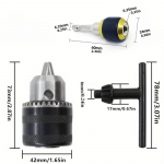 Kampinio &scaron;lifuoklio adapteris gręžimo griebtuvui &ndash; M14 sriegis, 1,5&ndash;13 mm be rakto, 125 mm &scaron;lifuokliams