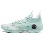 Li Ning WOW 10 amortizuojantys, atsparūs dilimui žemi krep&scaron;inio bateliai vyri&scaron;ki mėlyni žali ABAS083-15 43