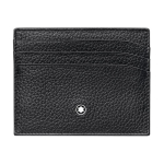 Montblanc Meisterst&uuml;ck serijos grūdėtas odos kortelių laikiklis Vyri&scaron;ki aksesuarai juodi 113309 Basic Set (Bag+Dust Bag) gray