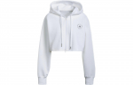 Adidas X Stella McCartney Trumpas paltas Moteri&scaron;kas Baltas Su Gobtuvu Vidutinio Ilgio H59963 L