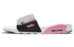 Nike Air Max 90 Slide Baltas Rožinis Vėsus Pilkas Moteri&scaron;ki CT5241-100 35.5