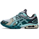 Kiko Kostadinov x ASICS UB3-S Gel Nimbus 9 Piedmont Grey Aruba Blue Unisex sportbačiai 1201A442-020 42.5 gray