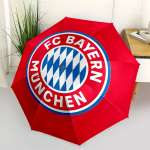 Miuncheno &bdquo;Bayern&ldquo;, Futbolo Klubas Automatinis Atidarymas ir Uždarymas, 8 &scaron;onkauliukų konstrukcijos Ne&scaron;iojamas Skėtis, Tinka Vyrams ir Moterims Visais Metų Laikais Pe