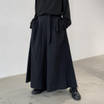 Vyri&scaron;kos Hakama Harajuku Kimono Samurajų Kelnės Vyri&scaron;kos Laisvalaikio Plačios Kelnės Vyri&scaron;kos Kinų Stiliaus Hanfu Tang Kelnės Vyri&scaron;kos Kendo Uniformos L juoda