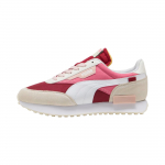 Puma Future Rider Madingi universalūs odai draugi&scaron;ki žemi bėgimo bateliai Moteri&scaron;ki sportbačiai Tamsiai raudoni 393473-38 39 white