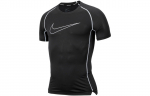 Nike Pro Dri-FIT vyri&scaron;ki aptempti trumpomis rankovėmis mar&scaron;kinėliai juodi DD1993-011 M