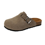 Vaikų &scaron;lepetės Mergaitėms Kam&scaron;tinės &scaron;lepetės Vaikų batai Namų batai Kūdikiams berniukams Vaikų mada Suede Laisvalaikio basutės pavasaris vasara 34-insole 21.2cm gray