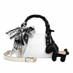 DIOR Rankinė [Individualizuota kosmetinė] Klasikinė Juoda ir Balta Ni&scaron;inė I&scaron;skirtinė Madinga Auk&scaron;čiausios klasės Retro Universali Ins Stiliaus &Scaron;auni Stiliaus Sandėliavimo Ne&scaron;iojama juoda