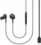 Samsung Akg Eo-Ic100Bbegeu C tipo ausinės, juodos, originalios, su bosu