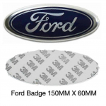 150mm X 60mm Ford Ženklelis Emblema Mėlynas/sidabrinis Priekinis Galinis Logotipas Mondeo Transit Focus