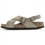 Birkenstock Tulum Suede Odos Siauro Kirpimo Basutės 'Taupe' Moteri&scaron;kos 1024110 39