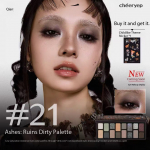 Cheeryep 16 spalvų akių &scaron;e&scaron;ėlių Qianyan plok&scaron;telė Blizgučiai Chameleoninė Matinė Perlamutrinė Blyksinčioji plok&scaron;telė 21 Embers