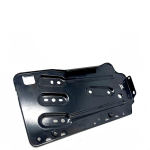 1329648080 Akumuliatoriaus dėklo plok&scaron;telė Peugeot Boxer Citroen Relay Fiat Ducato 1994-2006 Automobilio akumuliatoriaus apsaugos priedai 7106C1 black