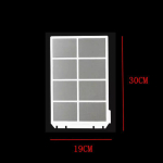 Toshiba oro kondicionieriaus filtras Kairysis 19x30cm / De&scaron;inysis 42x30CM Filtras dulkių tinklelio dalys