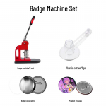 Pasidaryk pats ženklelių ir sagčių gaminimo aparatas su nemokamu pristatymu į užsienį 44MM 100 Plastic Badges