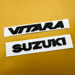 TLIN5 Suzuki Vitara priekinių grotelių emblema, galinės bagažinės ženklelis, blizgus juodas ABS logotipas, automobilio i&scaron;orės lipdukas, dekoratyvinė detalė