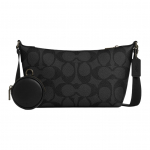 Coach Finn 25 Prekės ženklo spaudas Dirbtinės odos Pečių krep&scaron;ys per petį Vidutinio dydžio Vyri&scaron;ki krep&scaron;iai Juodas CCG19-QBMI5 Basic Set (Bag+Dust Bag) black