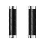 Brooks England BROOKS SLENDER LEATHER GRIPS 100MM Ruda (JUODAS) A 100mm juoda