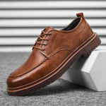 Vyri&scaron;ki Brogue Batai Prabangūs Rankų Darbo Karvės Odos Batai Madingi Verslo Formalūs Batai Vyrams Suvarstomi Oxford Batai Prekės Ženklas Vyri&scaron;ki Batai 38 ruda