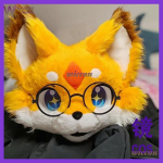 Ynot 25cm Akiniai Fursuit Aksesuarai Kigurumi Kaukė Furry Tik Akiniai Pagrindas Kig Helovinas Kemono Lapė Katė &Scaron;uo Triu&scaron;is Akiniai (as the picture,25cm&glasses only)