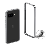 Dėklas Google Pixel 10A Nuimamas Metalinis Apsauginis Itin Plonas Dėklas Google Pixel 10 A Metalinis Rėmelis Atsparus Smūgiams Dangtelis Bamperis For Google Pixel 10A pilka spalva