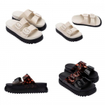 Melissa Kojos Pir&scaron;tų Dalies Jaukūs &Scaron;lepetės Platforma Moteri&scaron;ki Sandalai Mswcf2tscf11 creamy/220mm