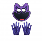 Nauji Helovino Besi&scaron;ypsantys Padarai Cosplay Kostiumai Veiksmo &Scaron;uolis Rudens Kostiumas Karnavalas Vaikams CATNap Cosplay Kostiumas Besi&scaron;ypsantys Padarai 140CM&CATNap black