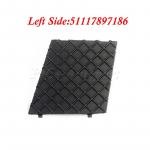 Pora juodų BMW E60 E61 M buferio dangtelių 51117897186 51117897184 E60 E61 automobilio priekinio buferio apatinės grotelių apdailos plok&scaron;tės dangtelis