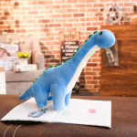 150cm Didelis Imitacinis Dinozauro Pliu&scaron;inis Žaislas Animacinis Diplodokas Pliu&scaron;inė Pagalvė Mielas I&scaron;kam&scaron;ytas Žaislas Lėlės Vaikams Berniukams Gimtadienio Dovana 50cm mėlyna
